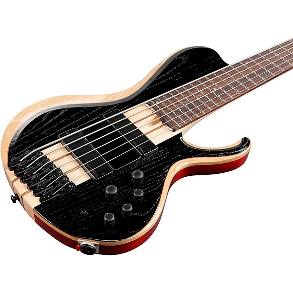 Ibanez BTB866SC 6-String Electric Bass Weathered Black Low Gloss