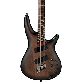 Ibanez SRC6MS 6-String Multi-Scale Electric Bass Black Stained Burst Low Gloss