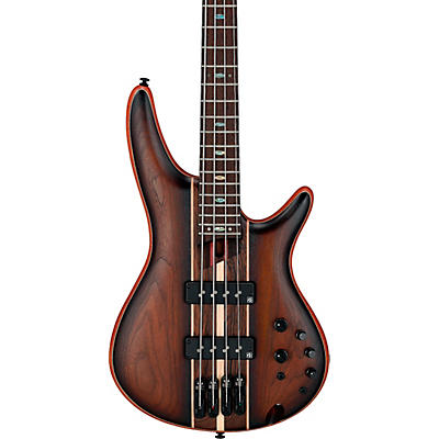 Ibanez Premium Sr1350b 4-String Electric Bass Dual Mocha Burst Flat for sale