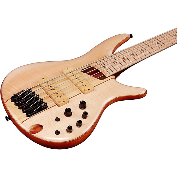 Open Box Ibanez Premium SR5FMDX2 5-String Electric Bass Level 2 Natural Low Gloss 197881140663
