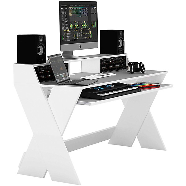 Glorious Sound Desk Pro Studio Station White
