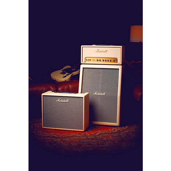 Marshall Limited-Edition Cream Origin212A 2x12 160W Guitar Speaker Cabinet Cream