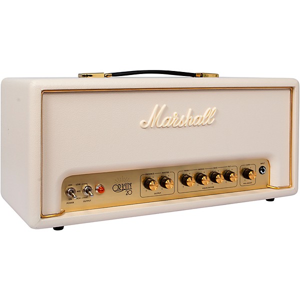 Marshall Limited-Edition Cream Origin20H 20W Tube Guitar Amp Head Cream