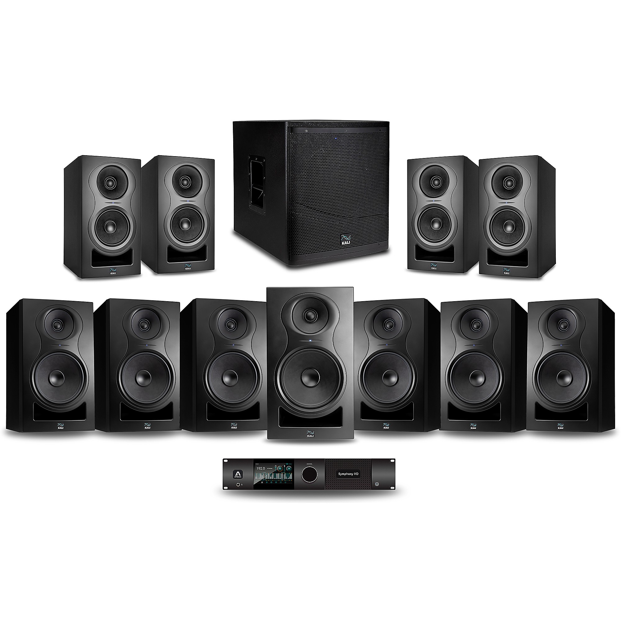 Kali Audio 7.1.4 Immersive Audio Studio Monitor System With Apogee