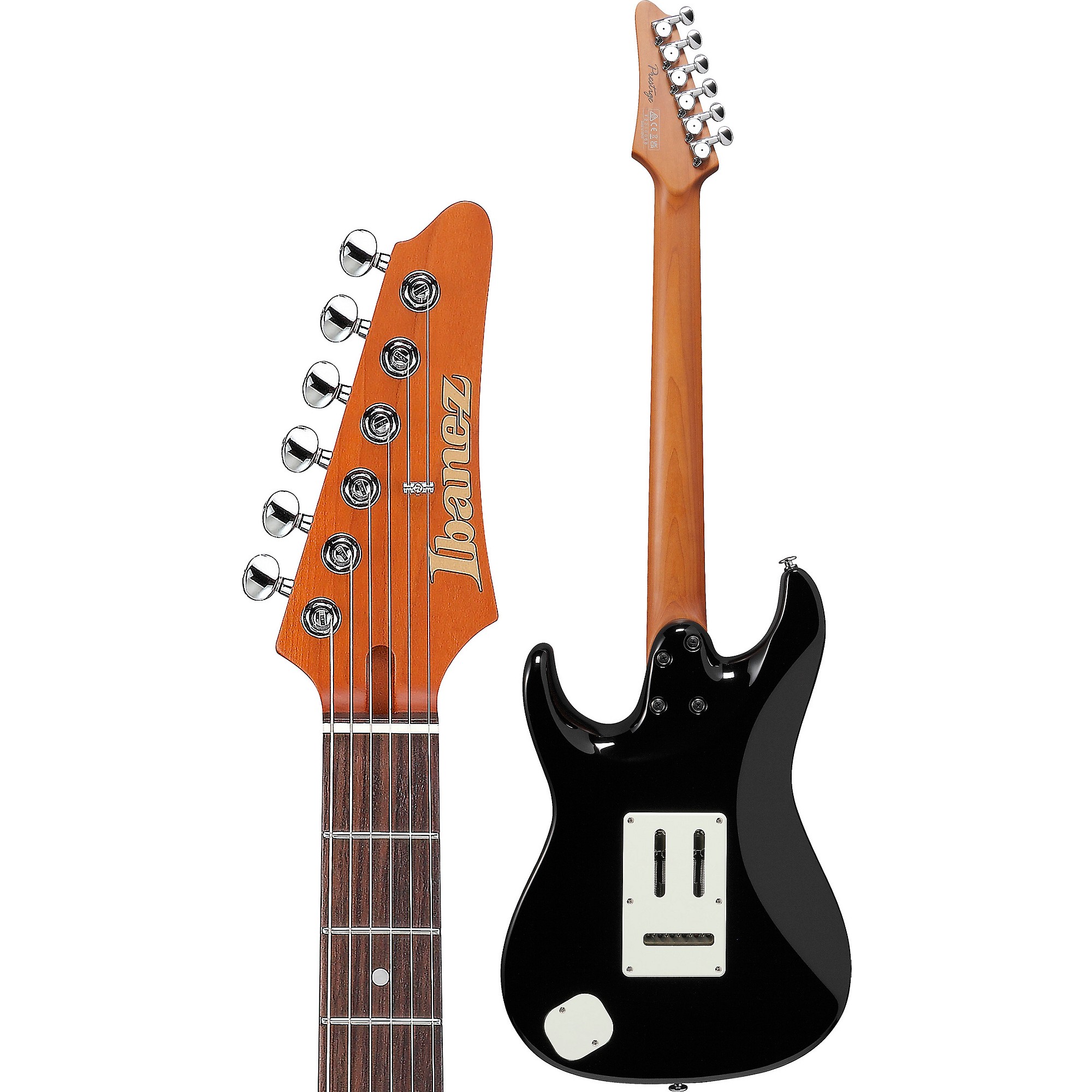 ギター Ibanez az2203n bk Ibanez AZ2203N-BK Black AZ Non Recess Series Electric Guitar