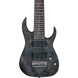 Open Box Ibanez RG9PB RG Axe Design Lab 9-String Electric Guitar Level 1 Transparent Gray Flat