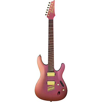 Ibanez Sml721 S Axe Design Lab Multi-Scale Electric Guitar Rose Gold Chameleon for sale