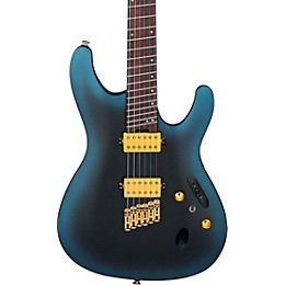 Ibanez SML721 S Axe Design Lab Multi-Scale Electric Guitar Midnight Arctic Ocean Matte