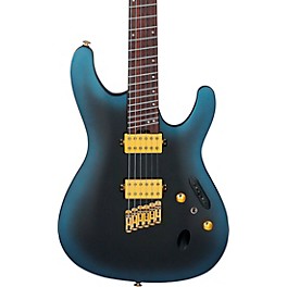 Ibanez SML721 S Axe Design Lab Mult... Ibanez SML721 S Axe Design Lab Multi-Scale Electric Guitar Midnight Arctic Ocean Matte