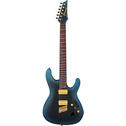 Ibanez SML721 S Axe Design Lab Multi-Scale Electric Guitar Midnight Arctic Ocean Matte