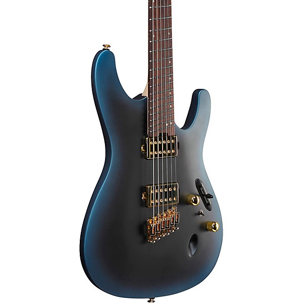 Ibanez SML721 S Axe Design Lab Multi-Scale Electric Guitar Midnight Arctic Ocean Matte