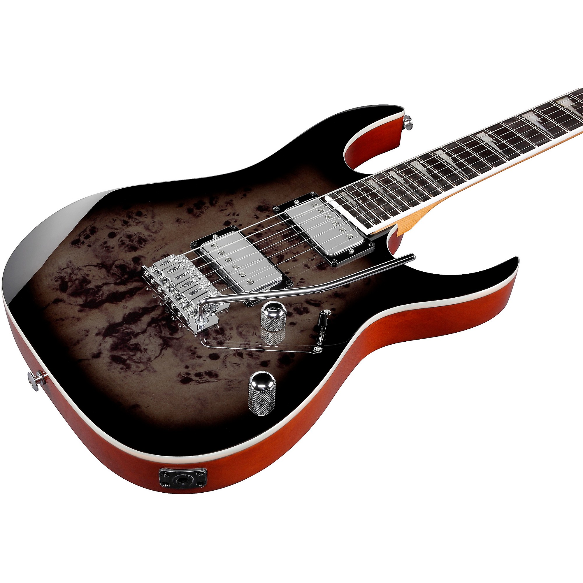 【在庫限り】 Ibanez GRG220PA1 GIO RG Electric Guitar Transparent Brown ベース