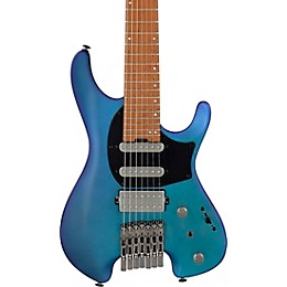 Ibanez Q547 7-String Electric Guitar Blue Chameleon Metallic Matte