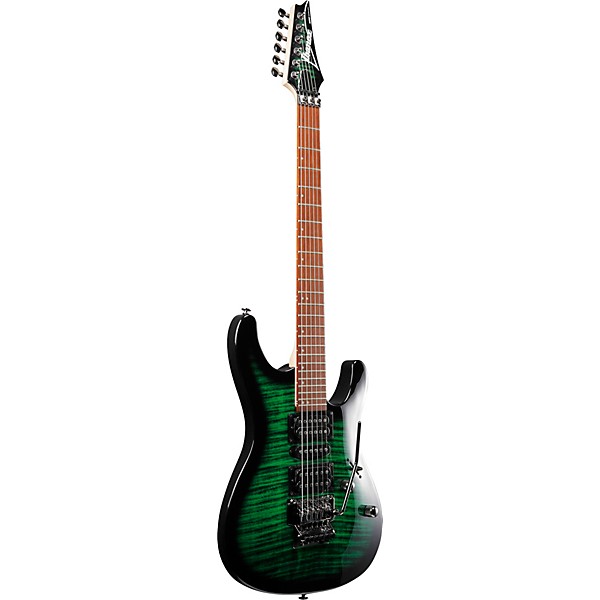 Ibanez KIKOSP3 Kiko Loureiro Signature Electric Guitar Transparent Emerald Burst