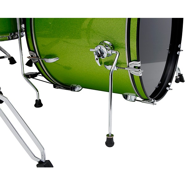 TAMA Stagestar 5-Piece Complete Drum Set With 22" Bass Drum Lime Green Sparkle