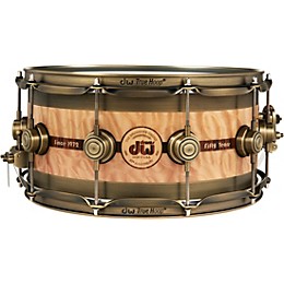 DW 50th Anniversary Edge Snare Drum With Bag 14 x 6.5 in