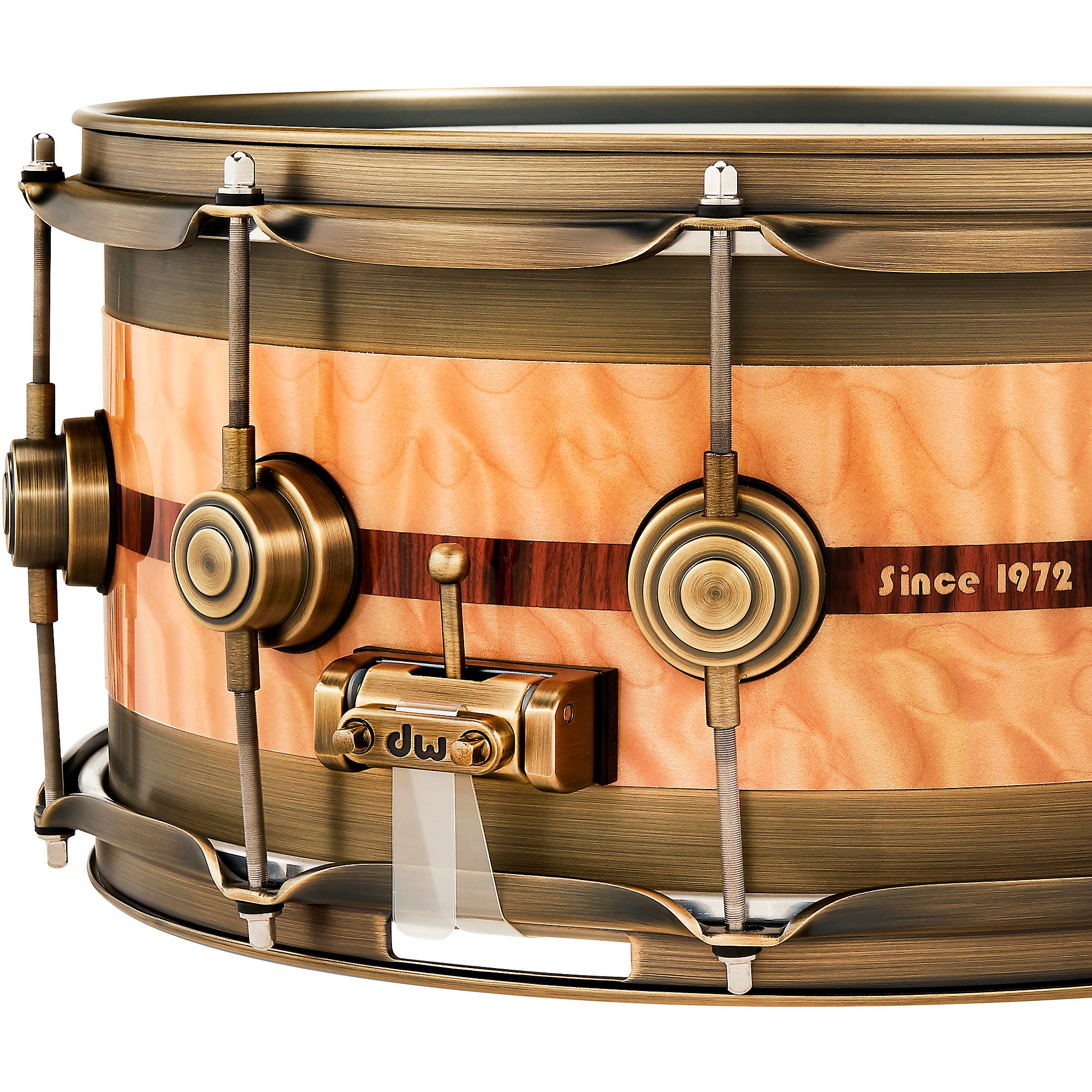 DW Collector's Carbon Fiber Edge 5.5x14 Snare w/Gold HW