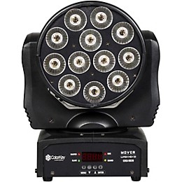ColorKey Mover Wash HEX 12 RGBWAUV LED Moving Head Wash Light