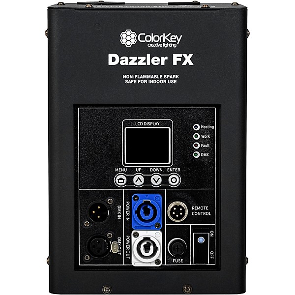 ColorKey Dazzler FX Cold Spark Machine Black