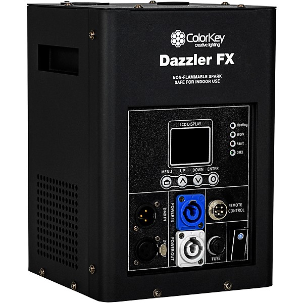 ColorKey Dazzler FX Cold Spark Machine Black