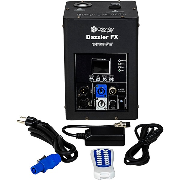 ColorKey Dazzler FX Cold Spark Machine Black