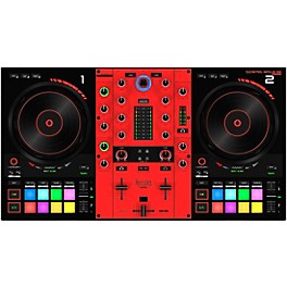 Hercules DJ DJControl Inpulse 500 Limited-Edition 2-Channel DJ Controller With Carry Case Red