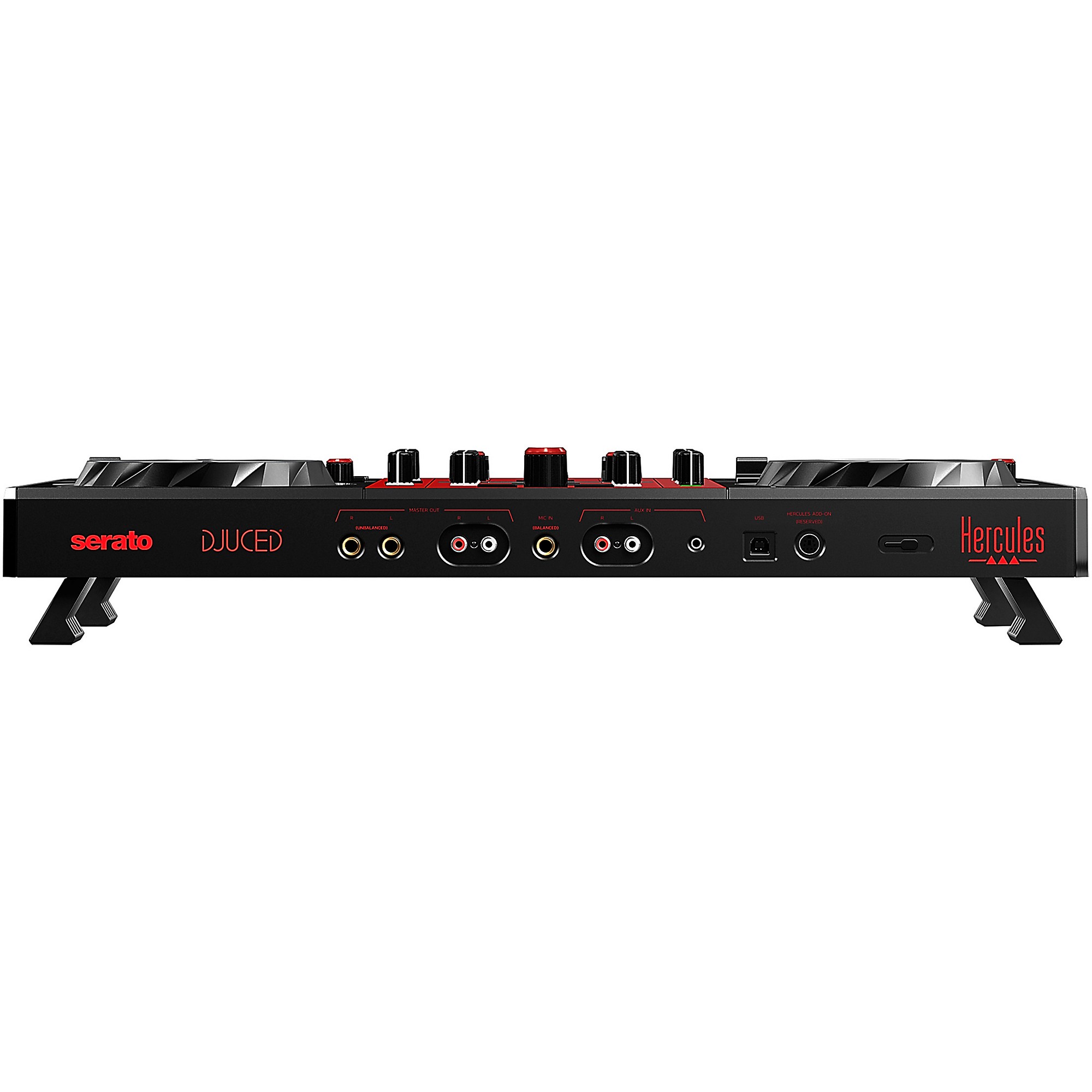 Hercules DJ DJControl Inpulse 500 Limited-Edition 2-Channel DJ Controller  With Carry Case Red