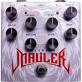 Revv Amplification Northern Mauler Glenn Fricker Signature Series Effects Pedal White