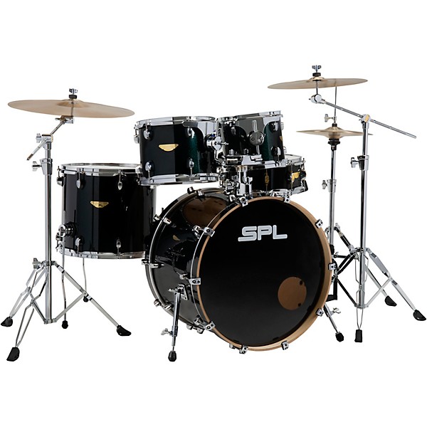 Sound Percussion Labs Velocity Shell Pack With SABIAN B8X Performance Pack Midnight Sequin