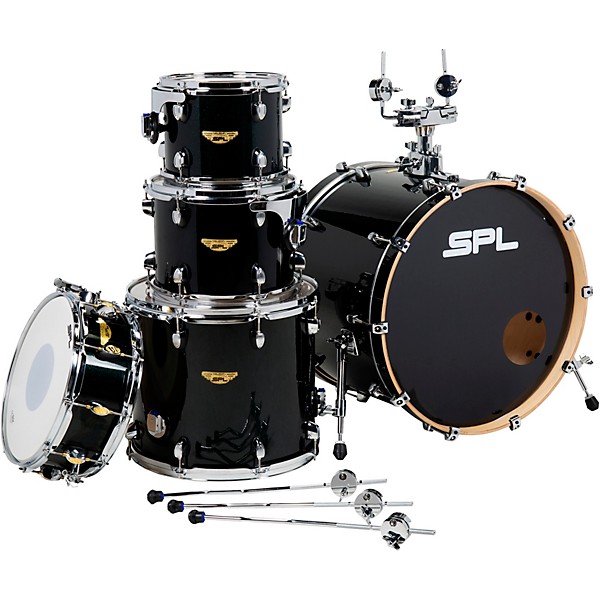 Sound Percussion Labs Velocity Shell Pack With SABIAN B8X Performance Pack Midnight Sequin