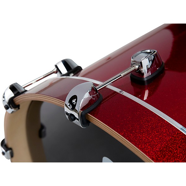 Sound Percussion Labs Velocity Shell Pack With SABIAN B8X Performance Pack Ruby Sequin
