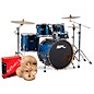 Sound Percussion Labs Velocity Shell Pack With SABIAN B8X Performance Pack Cobalt Sequin thumbnail