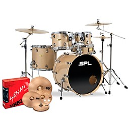 Sound Percussion Labs Velocity Shell Pack With SABIAN B8X Performance Pack Gold Sequin