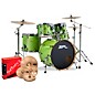 Sound Percussion Labs Velocity Shell Pack With SABIAN B8X Performance Pack Spring Green thumbnail