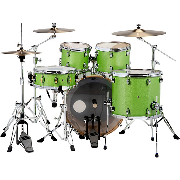 Sound Percussion Labs Velocity Shell Pack With SABIAN B8X Performance Pack Spring Green