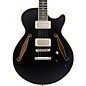 D'Angelico Excel SS Tour Semi-Hollow Electric Guitar With Supro Bolt Bucker Pickups and Stopbar Tailpiece Solid Black thumbnail