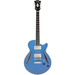 Open Box D'Angelico Excel SS Tour Semi-Hollow Electric Guitar With Supro Bolt Bucker Pickups and Stopbar Tailpiece Level 1 Slate Blue