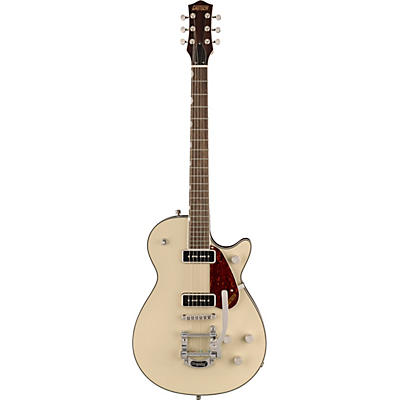 Gretsch Guitars G5210t-P90 Electromatic Jet Two 90 Single-Cut With Bigsby Electric Guitar Vintage White for sale