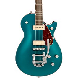 Gretsch Guitars G5210T-P9... Gretsch Guitars G5210T-P90 Electromatic Jet Two 90 Single-Cut With Bigsby Electric Guitar Petrol