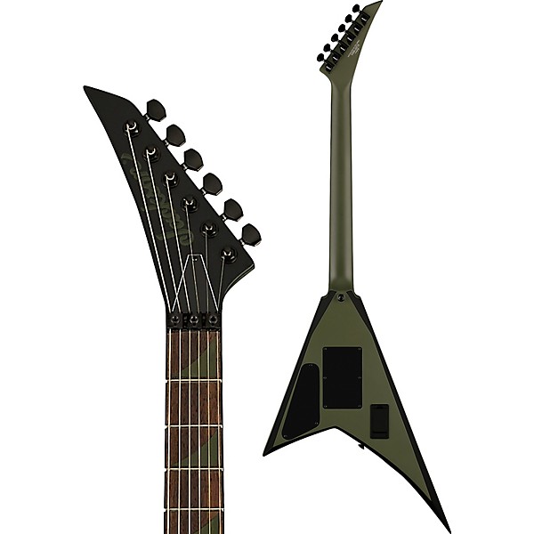 Jackson X Series Rhoads RRX24 Electric Guitar Matte Army Drab with Black Bevels