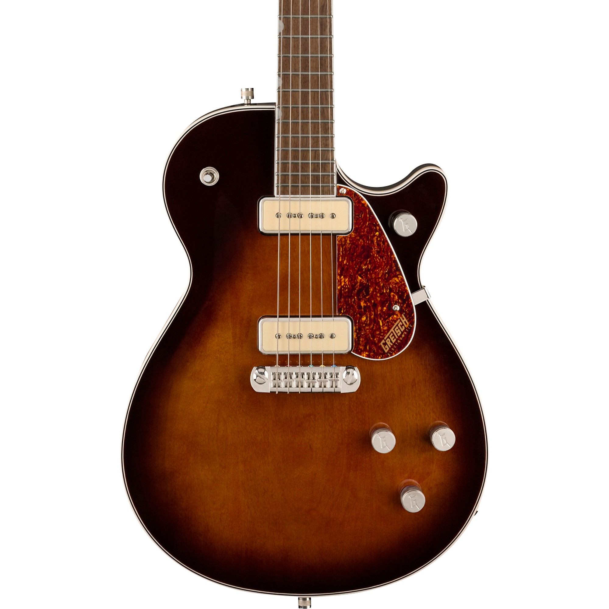 Gretsch Guitars G5210-P90 Electromatic Jet Two 90 Single-Cut with  Wraparound Tailpiece Electric Guitar Single Barrel Burst Guitar Center