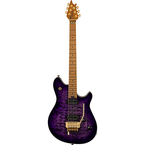 EVH Wolfgang Special QM Electric Guitar Purple Burst
