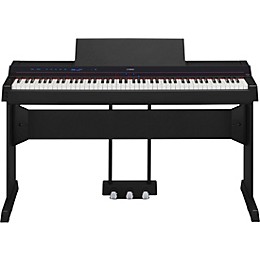 Yamaha P-S500 88-Key Smart Digital Piano With L300 Stand, LP-1 Triple Pedal, Headphones and Bench Black