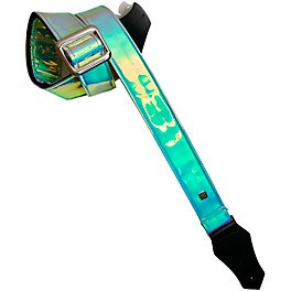 Get'm Get'm Chrome Guitar Strap Sky 2 in. Get'm Get'm Chrome Guitar Strap Sky 2 in.