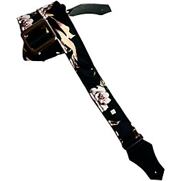 Get'm Get'm Metal Rose Guitar Strap Black 2 in. Get'm Get'm Metal Rose Guitar Strap Black 2 in.