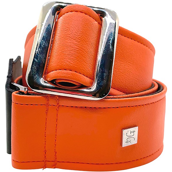 Get'm Get'm Fly Guitar Strap Orange 2 in.