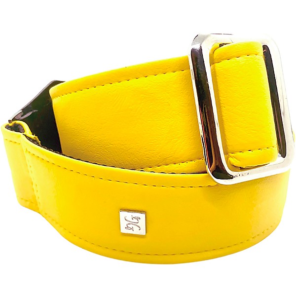 Get'm Get'm Fly Guitar Strap Yellow 2 in.