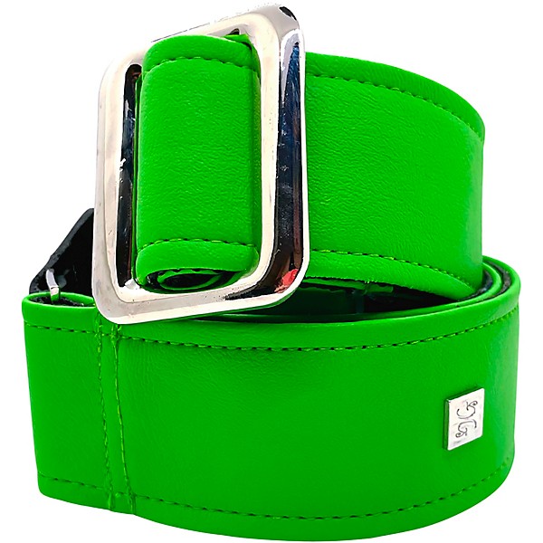 Get'm Get'm Fly Guitar Strap Green 2 in.