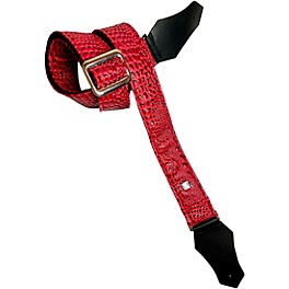 Get'm Get'm Aussie Gator Guitar Strap Bubble Pink 2 in. Get'm Get'm Aussie Gator Guitar Strap Dragon Red 2 in.