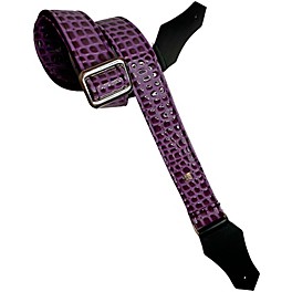 Get'm Get'm Aussie Gator Guitar Strap Bubble Pink 2 in. Get'm Get'm Aussie Gator Guitar Strap Passion Orchid 2 in.